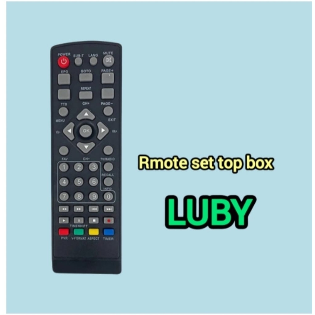REMOT SET TOP BOX LUBY TANPA SETTING