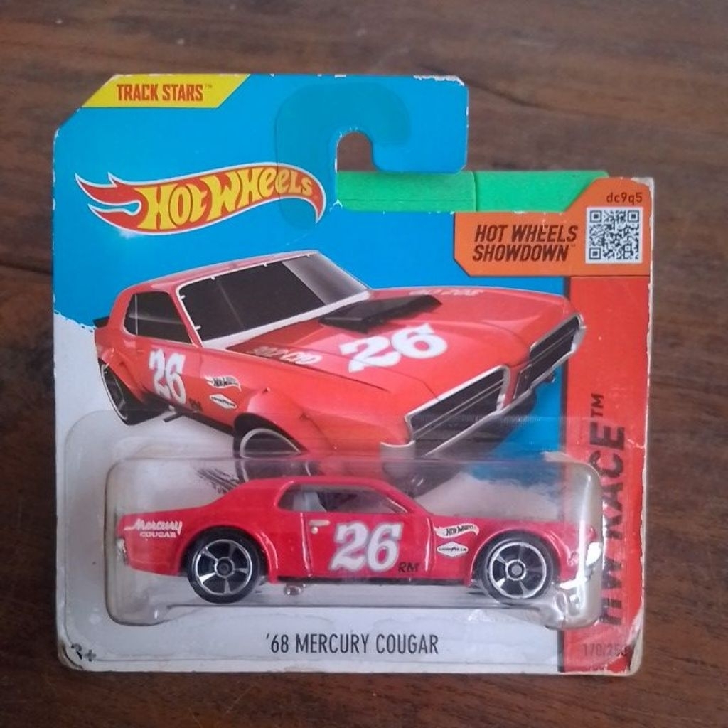 Hotwheels 68 Mercury Cougar.