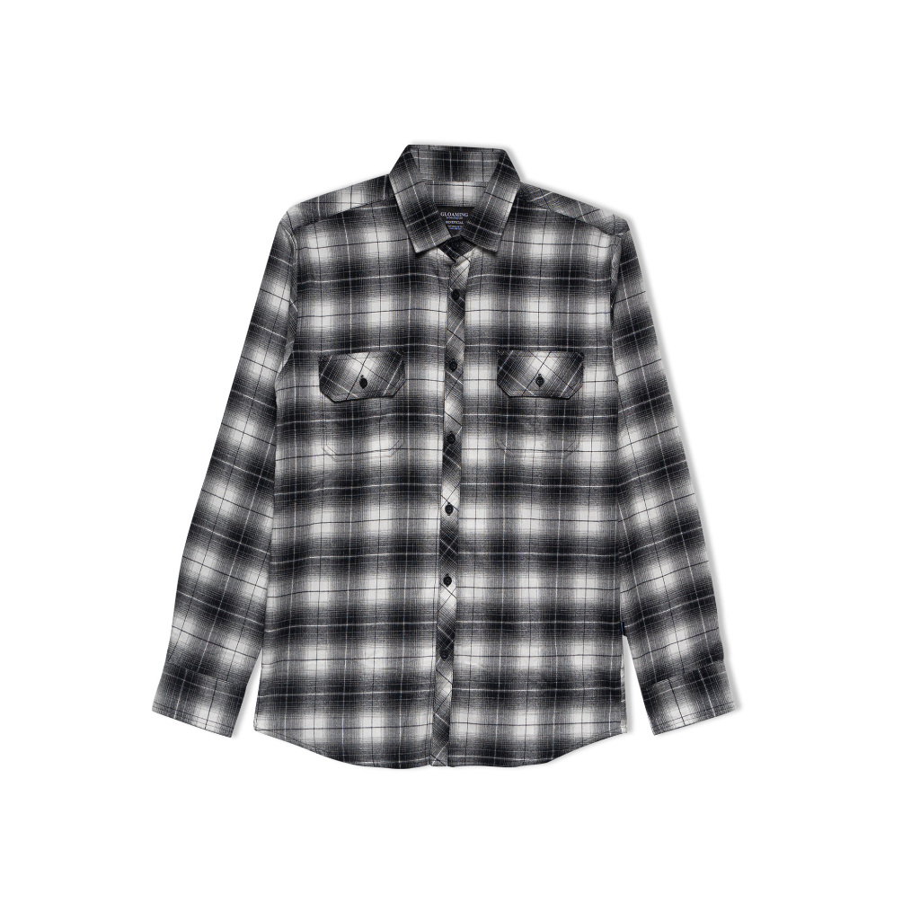 Gloaming Kemeja Flanel Veterano Panjang Oberion Pria