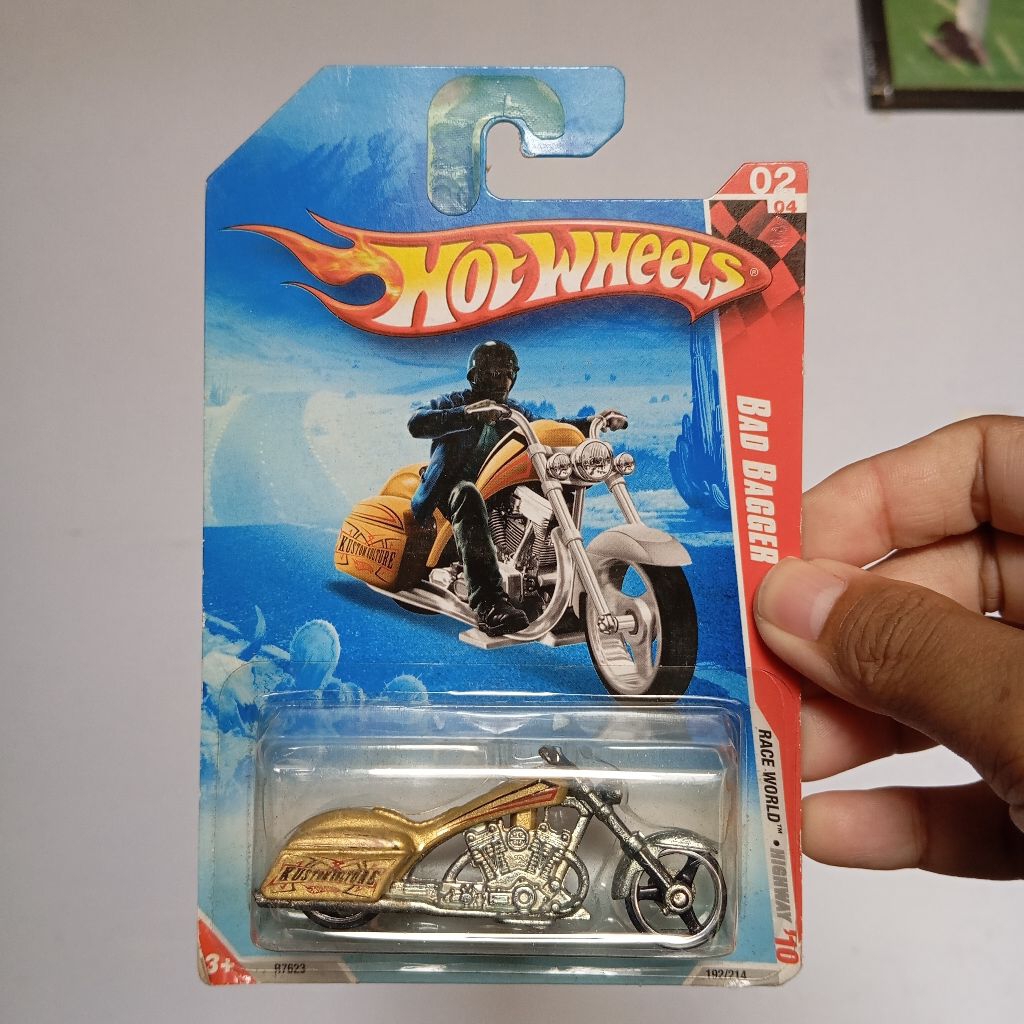 Hot wheels hotwheels bad bagger Harley Davidson sepeda motor