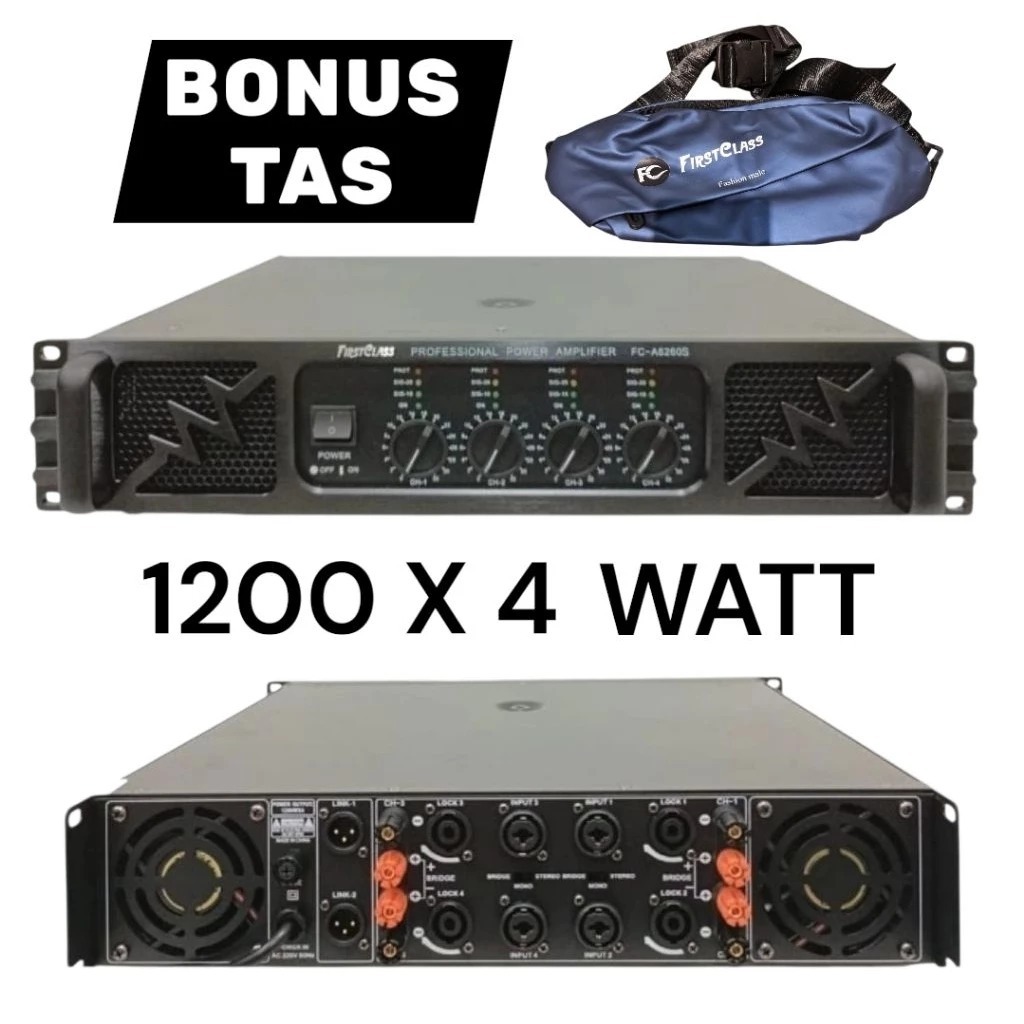 Professional Power Amplifier FC A-6260S Firstclass FCA6260S
