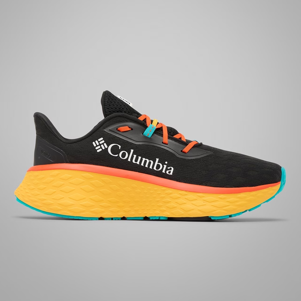 Columbia Men's Konos Elevate Trail Shoes - Black/Red Quartz