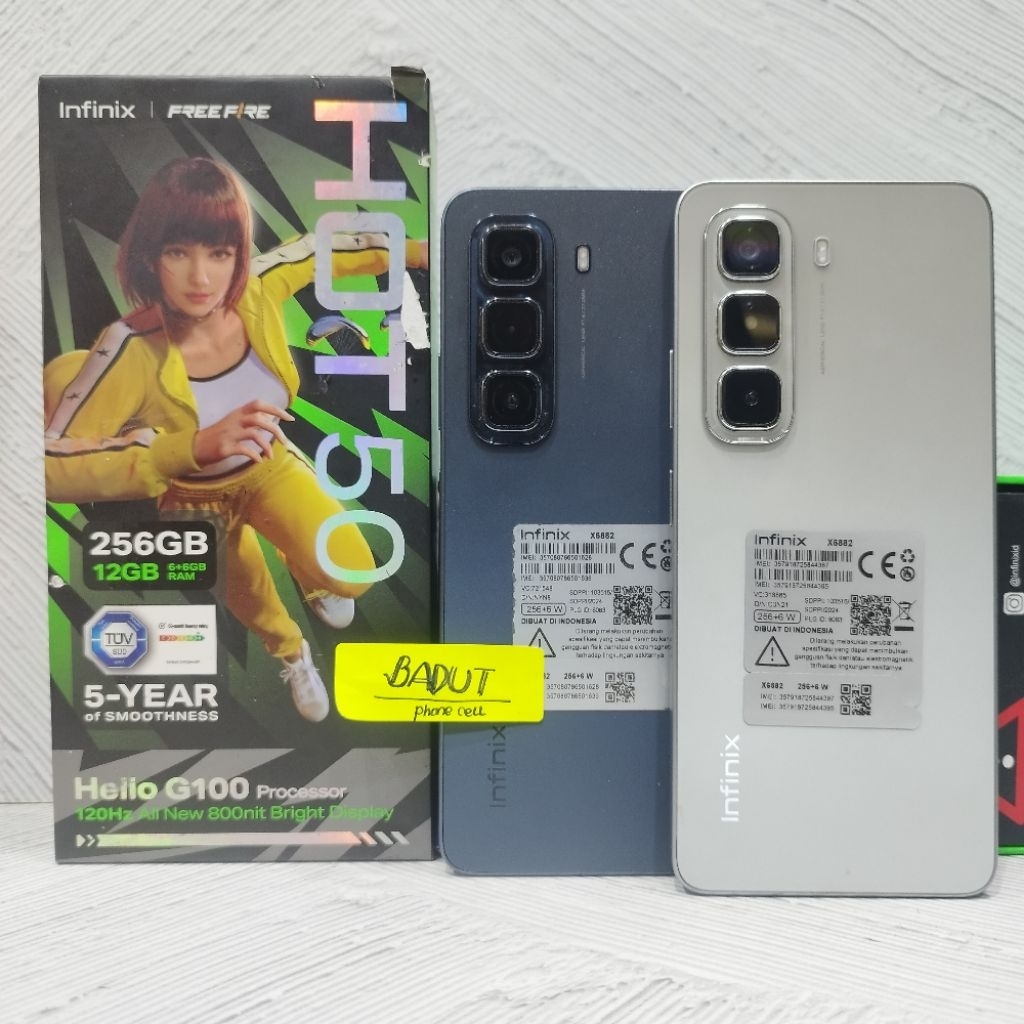 INFINIX HOT 50 8/128 6/256GB HANDPHONE SECOND BEKAS FULLSET