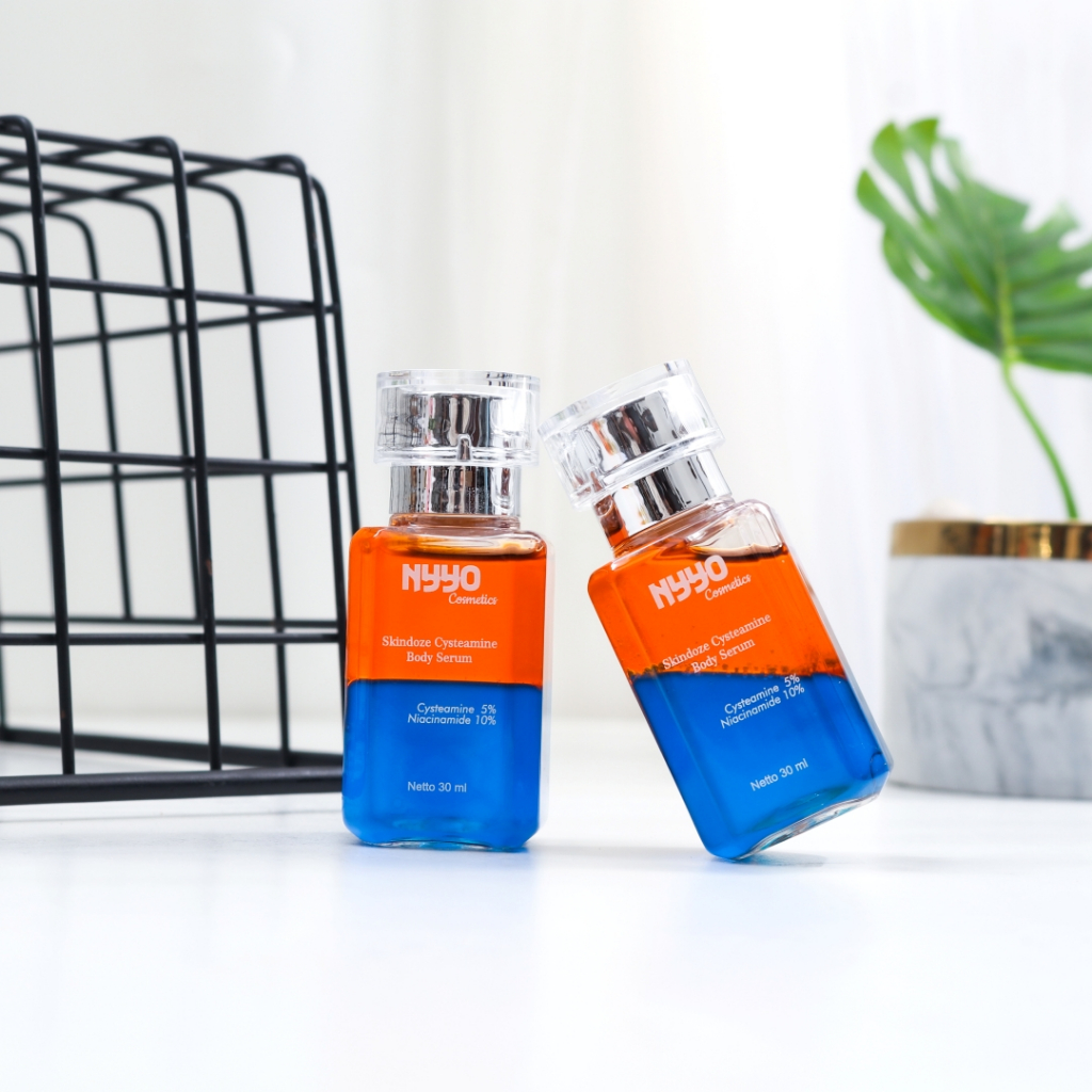 2x NYYO Skindoze Cysteamine Body Serum 30ml – Serum Badan dengan 2 lapisan oil serum untuk mencerahk