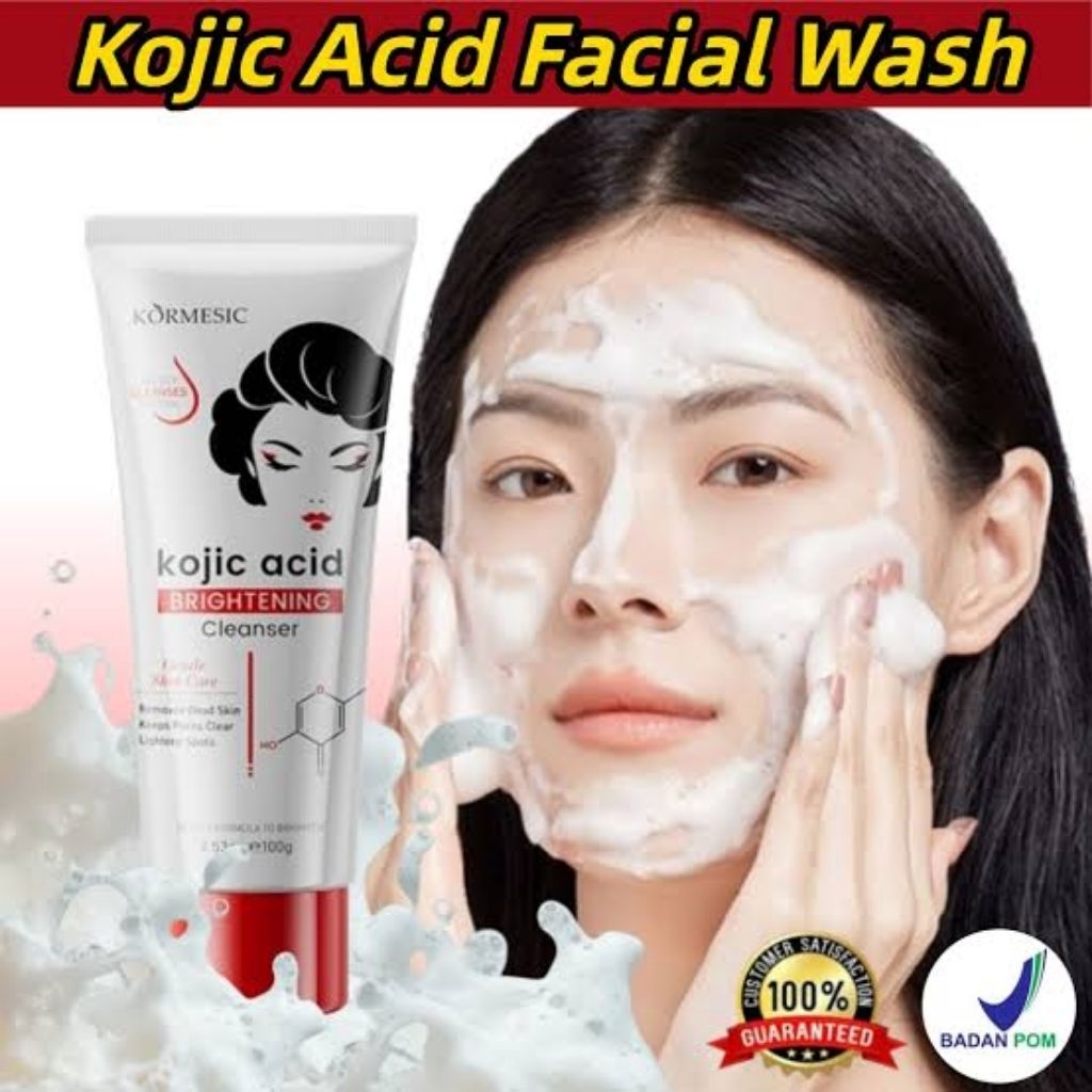 Kojic Acid brightening cleanser | Kojic Acid Facial Wash
