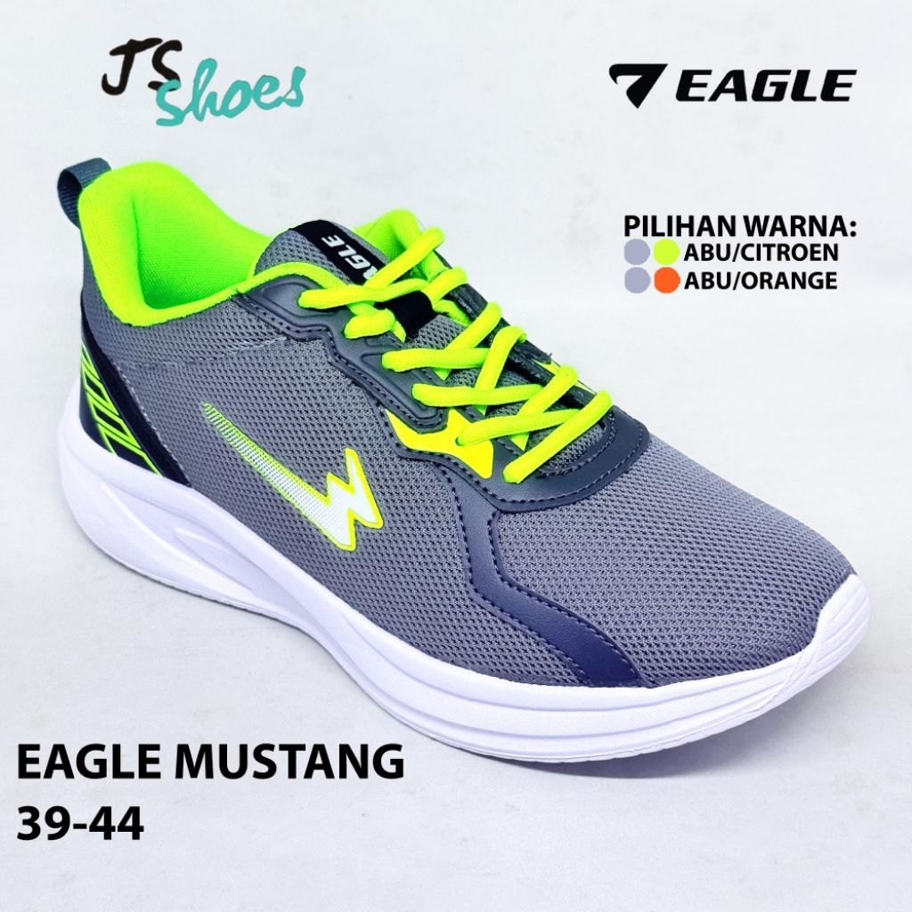 EAGLE MUSTANG - SEPATU OLAHRAGA SEPATU RUNNING PRIA DEWASA MERK EAGLE ORIGINAL