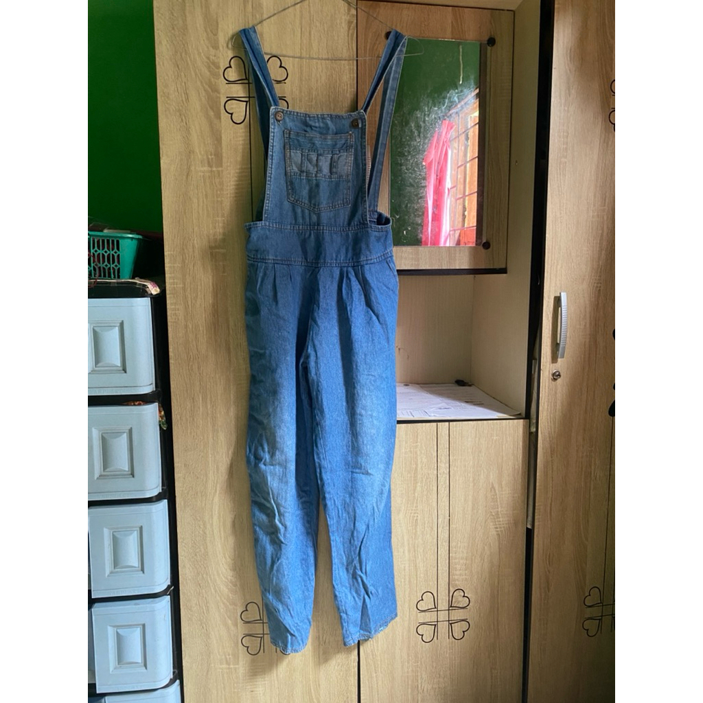 preloved overal jeans