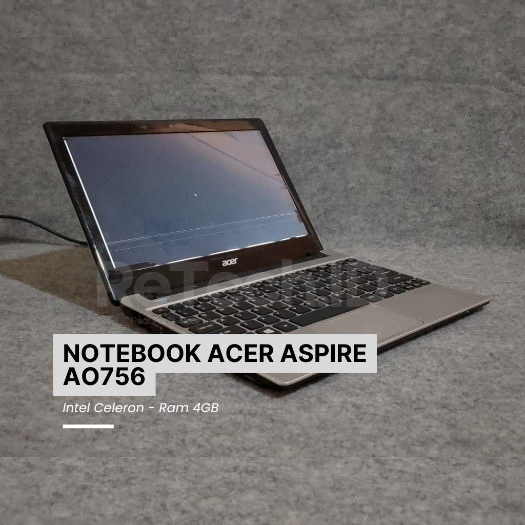 Notebook Acer Aspire AO756 Intel Celeron Ram 4GB