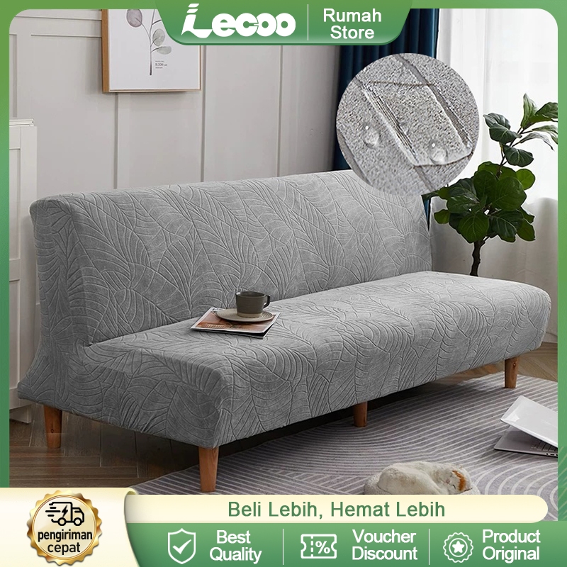 Sarung Sofa Waterproof Elastis Anti Air Anti Noda Penutup Sofa Polyester Stretch Cover Mudah Dipasan