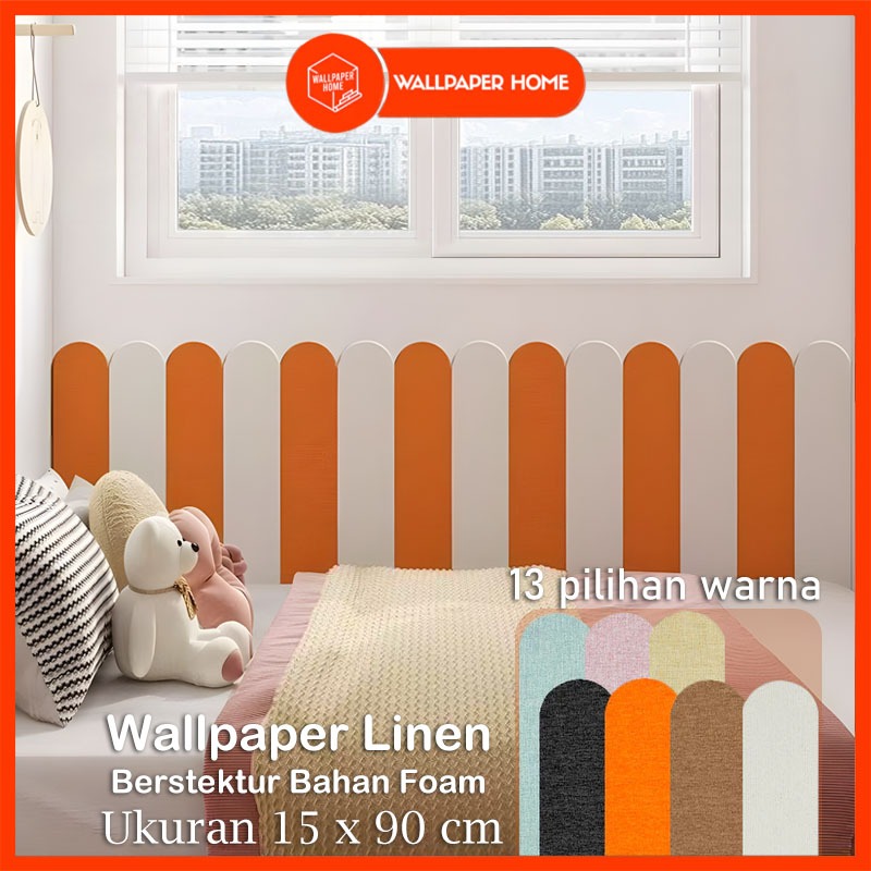 Wallpaper Foam Tahan Lembab, Aman untuk Anak, Stiker Dinding Tempel Anti Air  Untuk Dekorasi Rumah