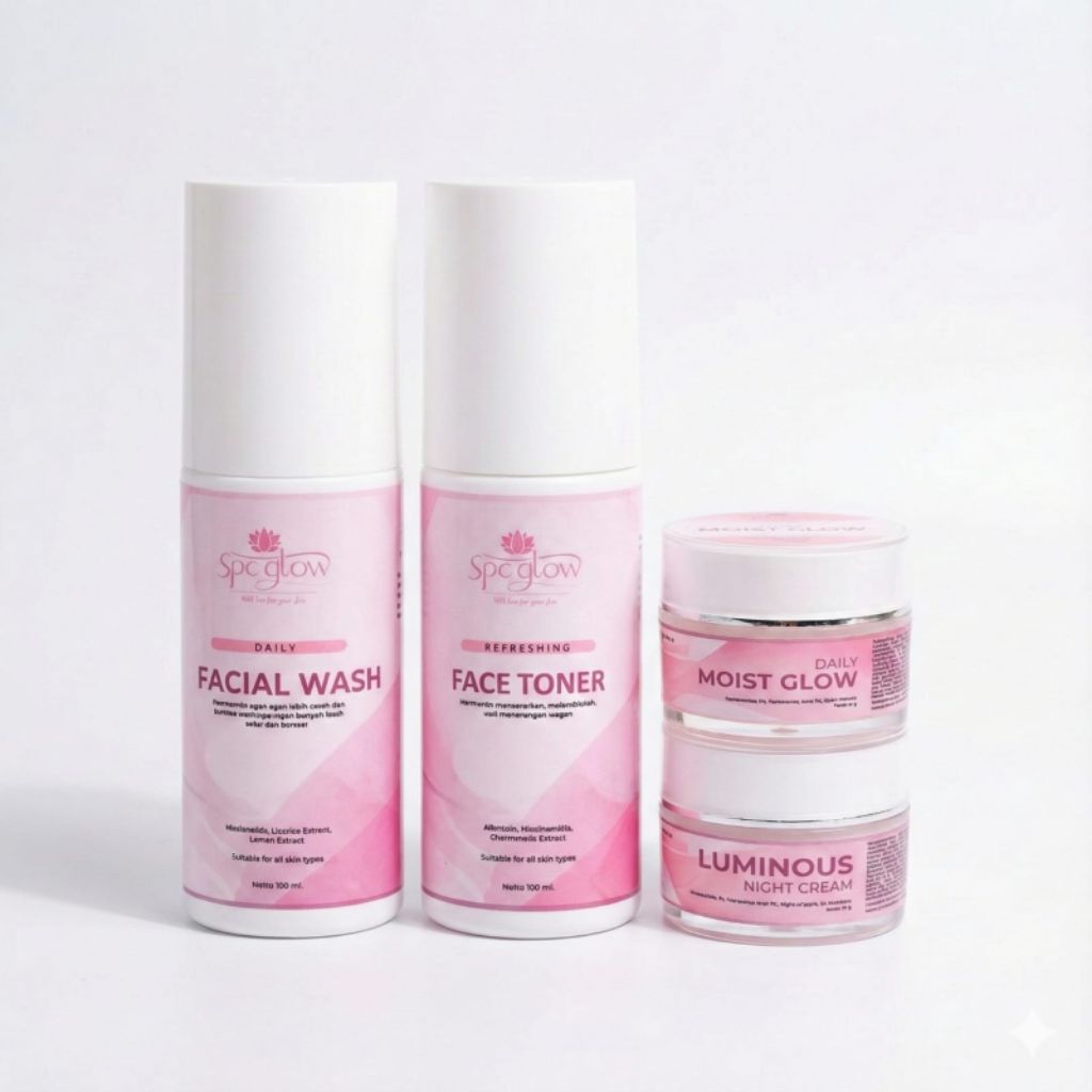 SPC Glow - Paket Skincare Lengkap Untuk Semua Jenis Kulit