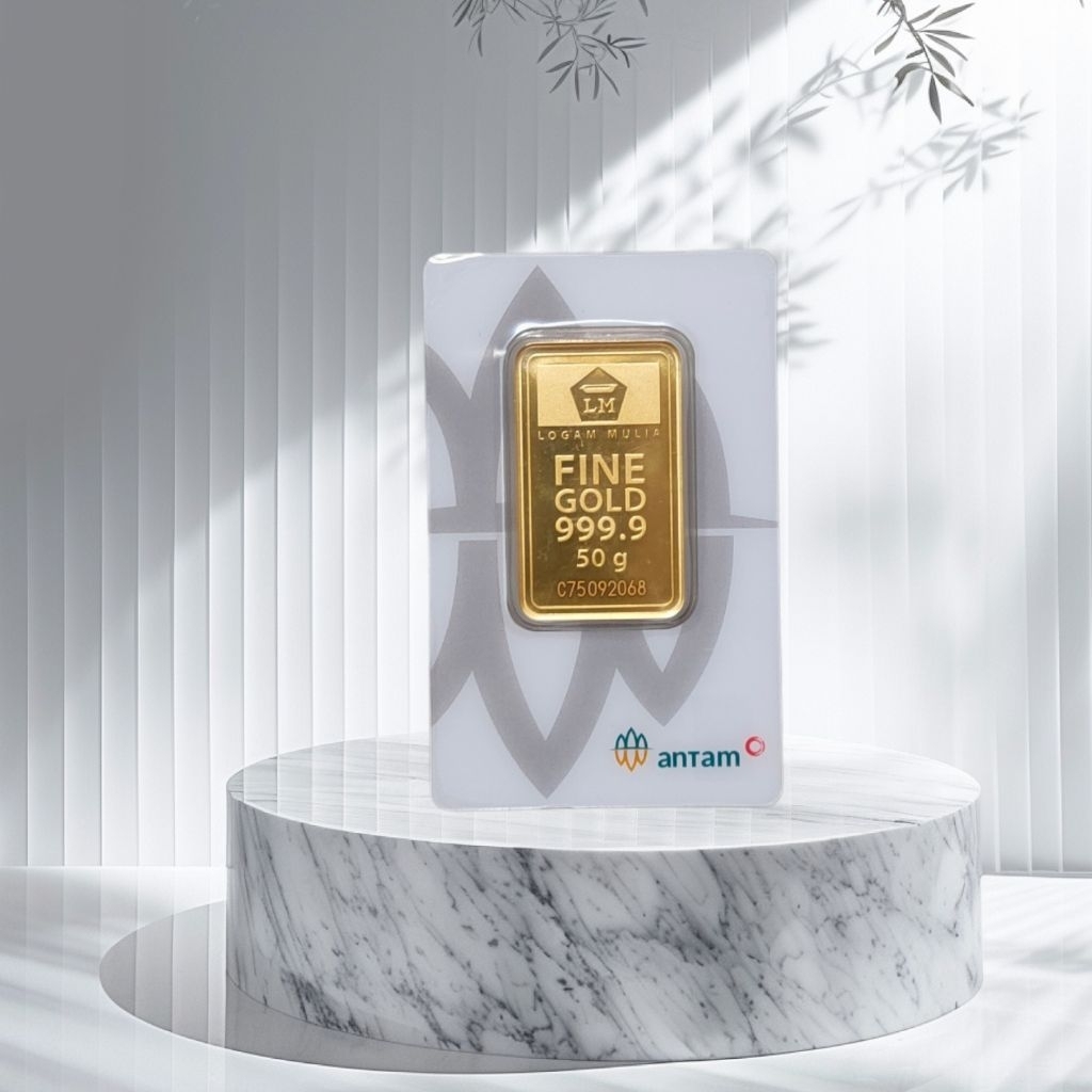 Logam Mulia Emas Antam 50 Gram Press Certieye