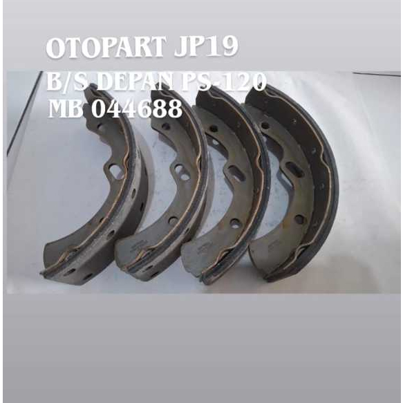 BRAKE SHOE FRONT MITSUBISHI PS120 KAMPAS REM DEPAN MITSUBISHI PS120 PS 120 MB044688 KAMPAS REM DEPAN