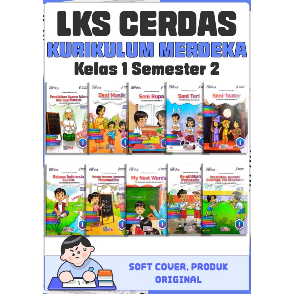 LKS Cerdas untuk Kelas 1 Semester 2 Kurikulum Merdeka (PT Warna Mukti Grafika) (2024)