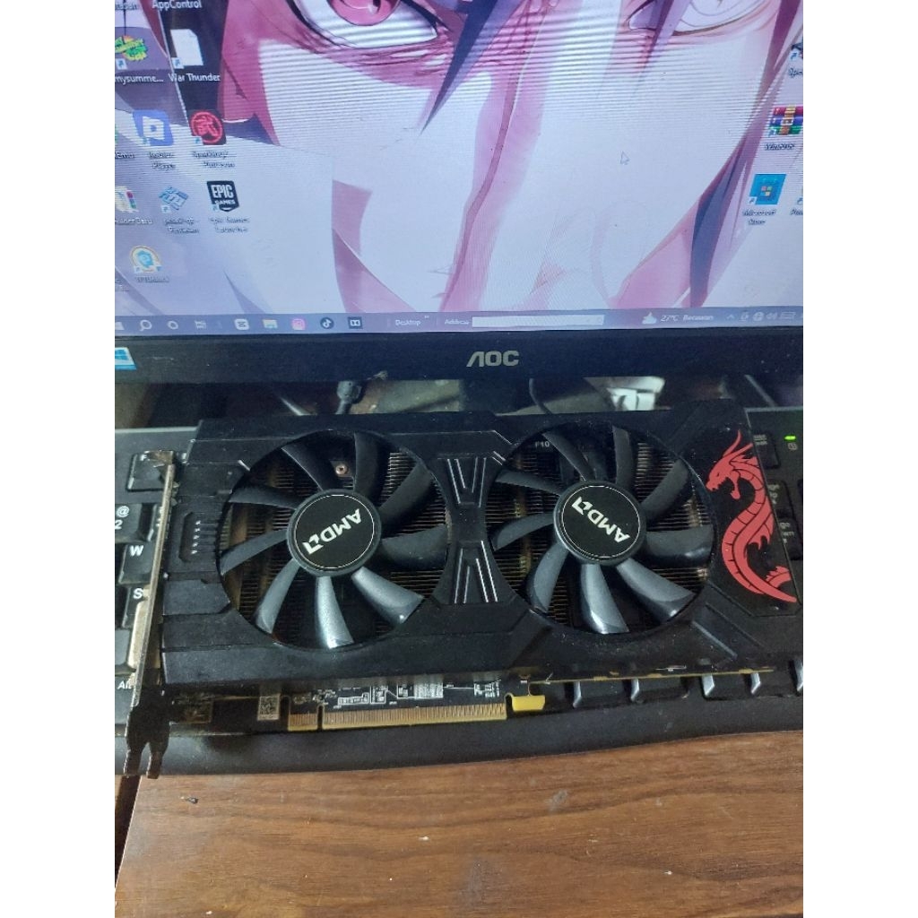 VGA Card RX 570 4GB GDDR5 POWER COLOR