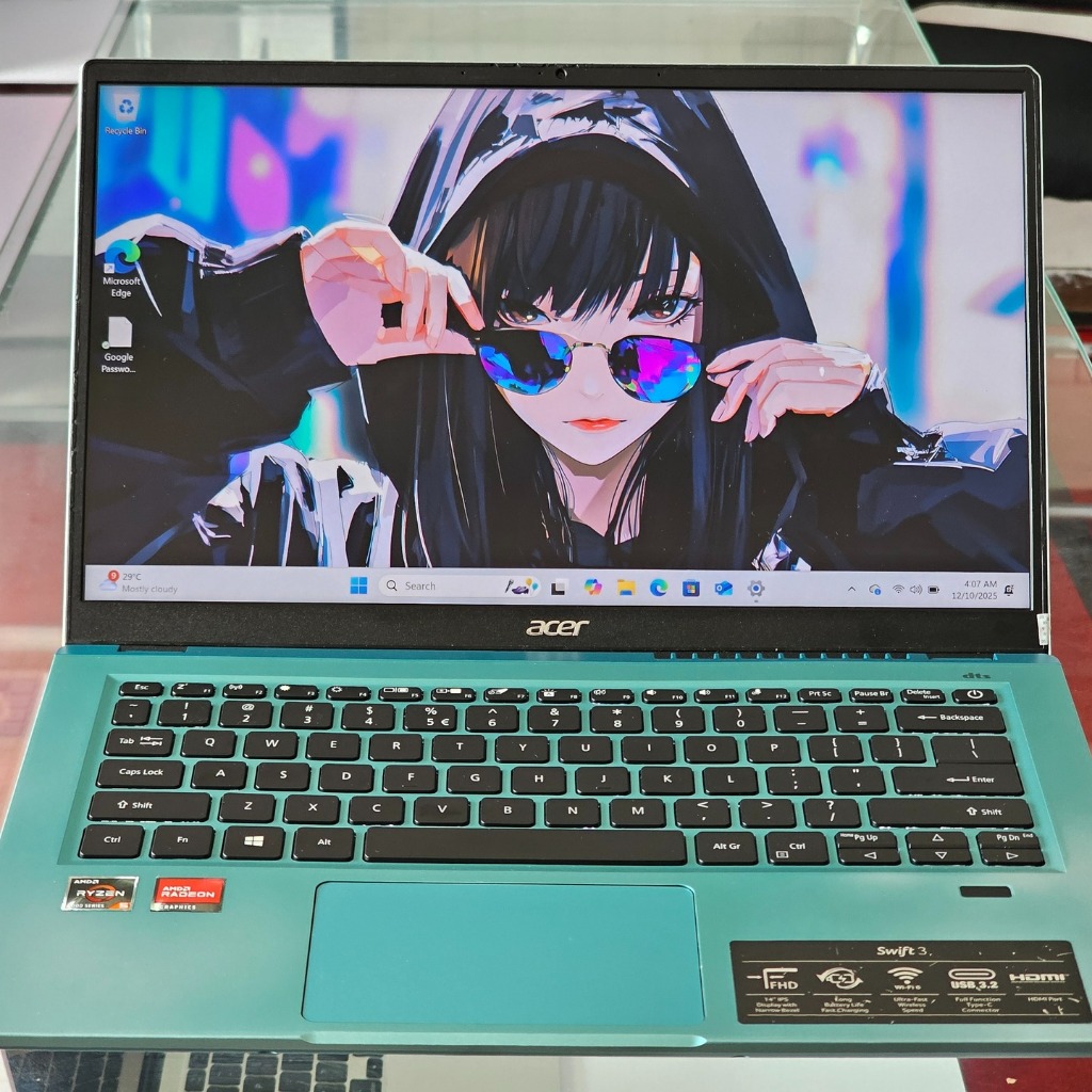 ACER Swift 3 AMD Ryzen 5 5500U Ram 16 GB SSD 512 GB AMD Radeon Graphic Slim Kencang Premium Laptop