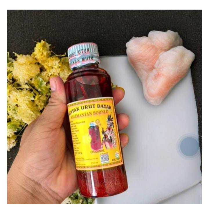 Minyak Urut Dayak Perisai Borneo 250ml - Herbal, Aman, Efektif