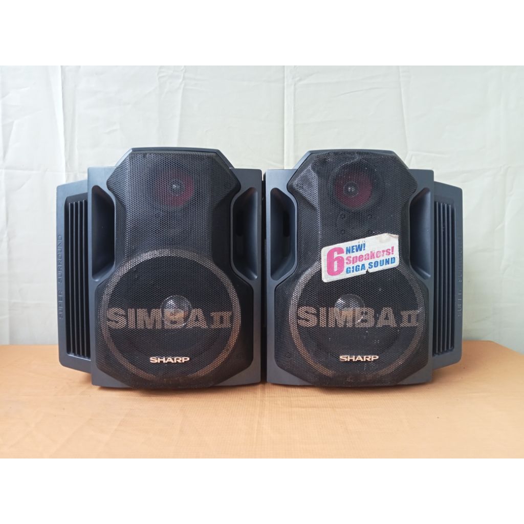 speaker pasif sharp Simba II hitam