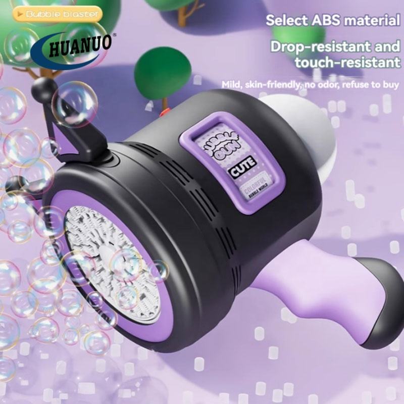Mainan Gelembung Pistol Bubble Gun Sabun Otomatis Anak Besar 40 Lubang Tembakan Balon Kado Hadiah