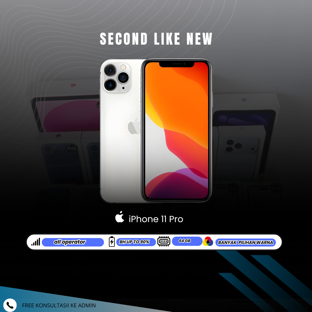 IPHONE 11 PRO 64GB | SECOND LIKE NEW | ALL OPERATOR