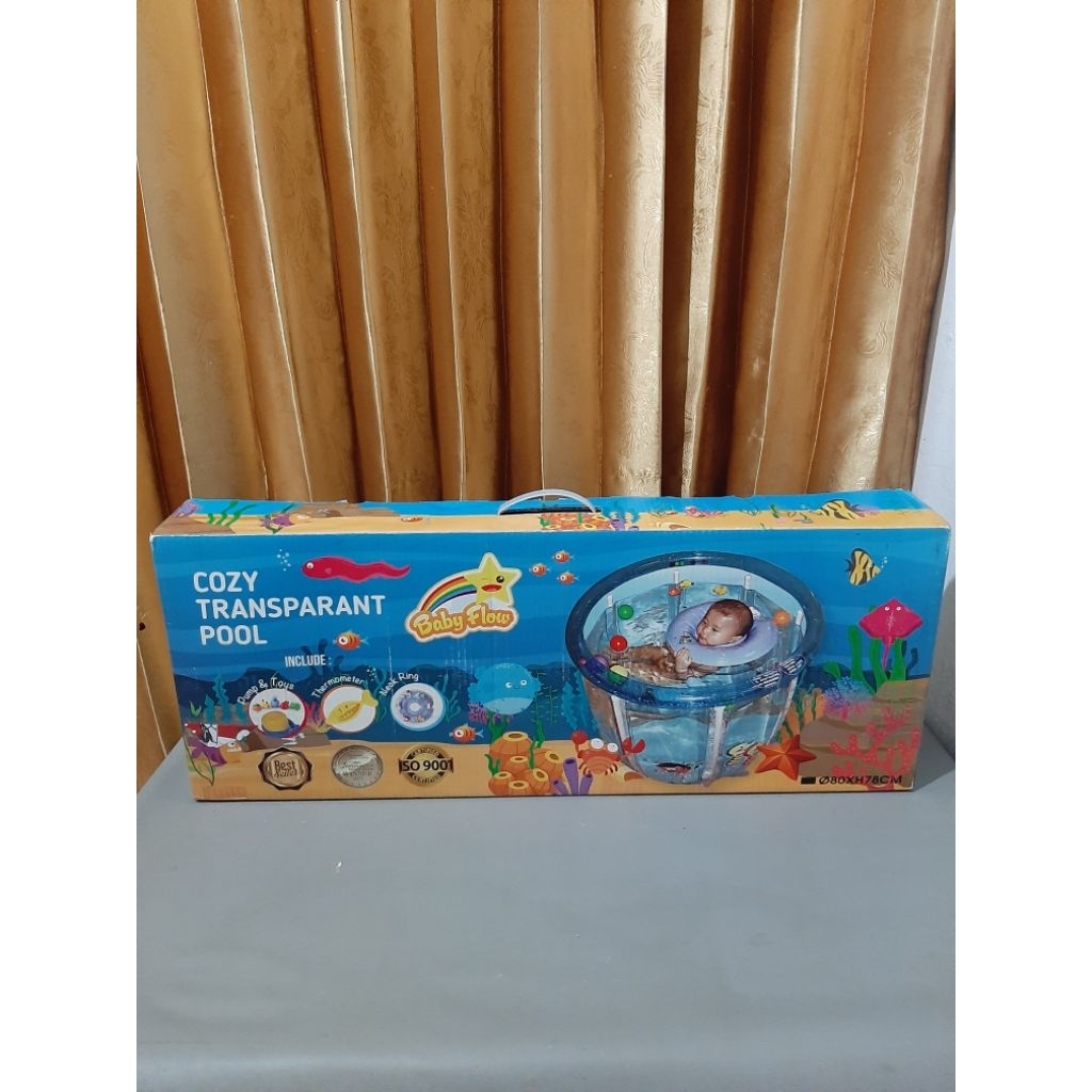 PRELOVED BABY FLOW BABY SPA COZY TRANSPARANT POOL #PRELOVED