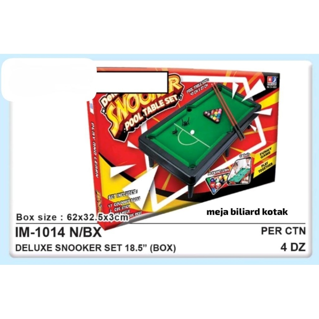 Billiard Deluxe Snooker Pool Table Set