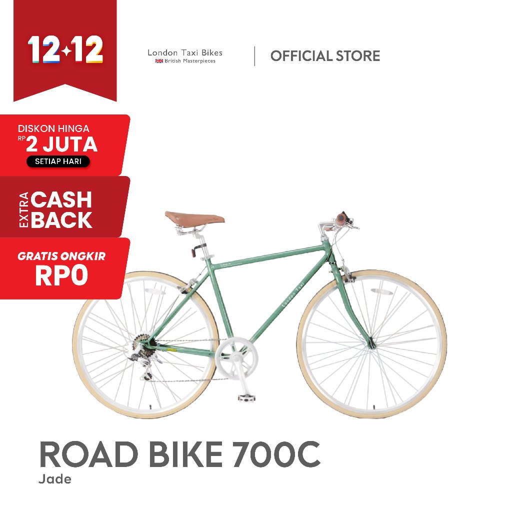 Sepeda London Taxi Road Bike 700C - Jade