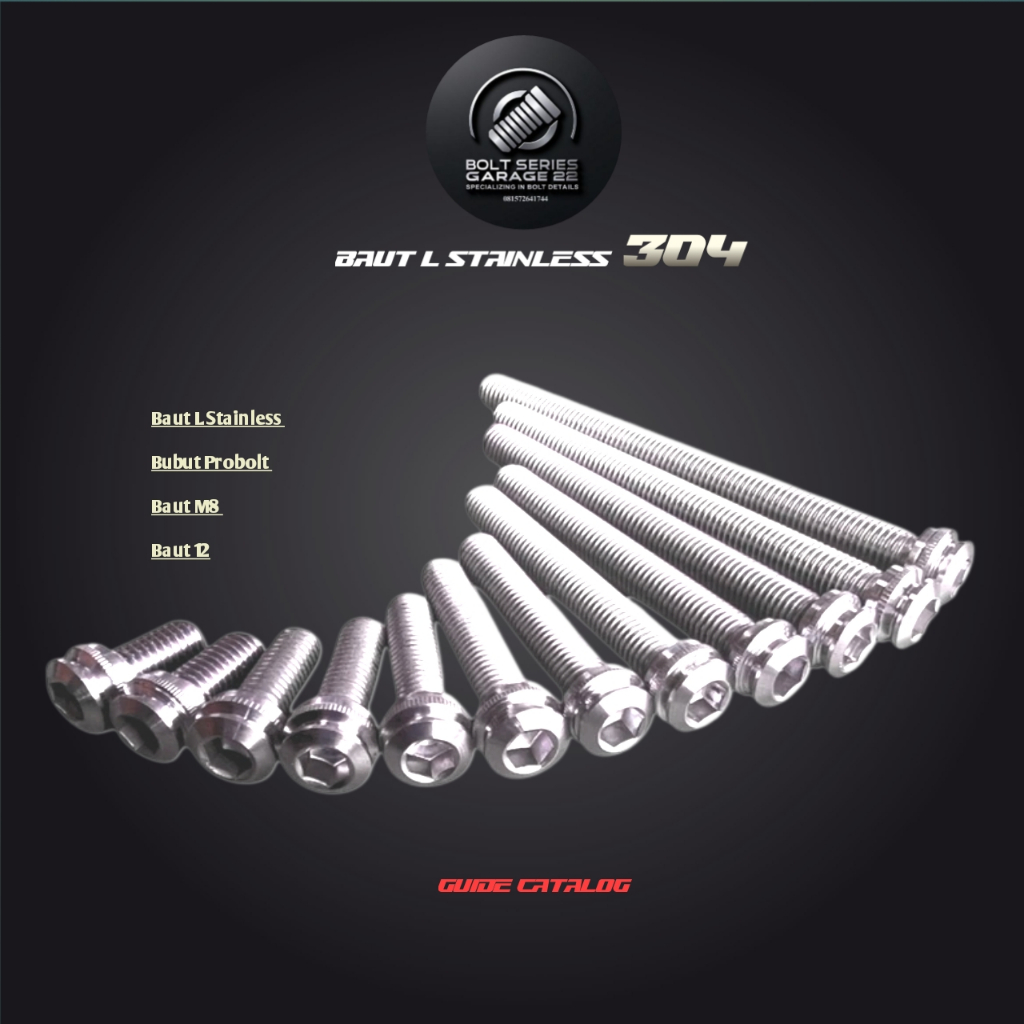 Baut L Stainless Bubut Probolt Baut M8 Baut 12