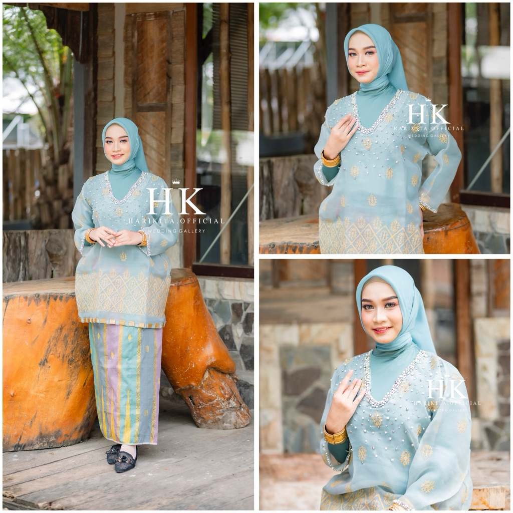 BAJU BODO BORDIR PAYET MUTIARA