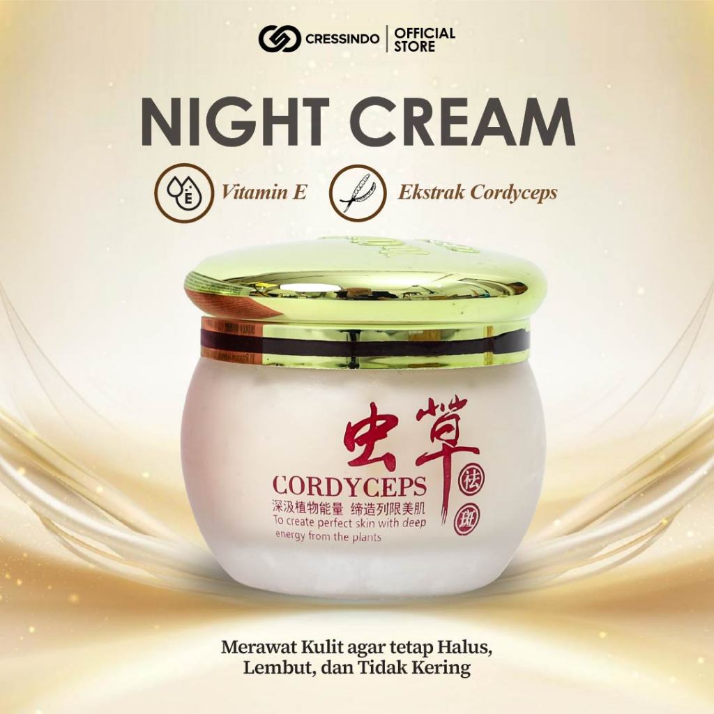 [BPOM ORIGINAL LOKAL] YU CHUN MEI CORDYCEPS Lightening Night Cream 30gr