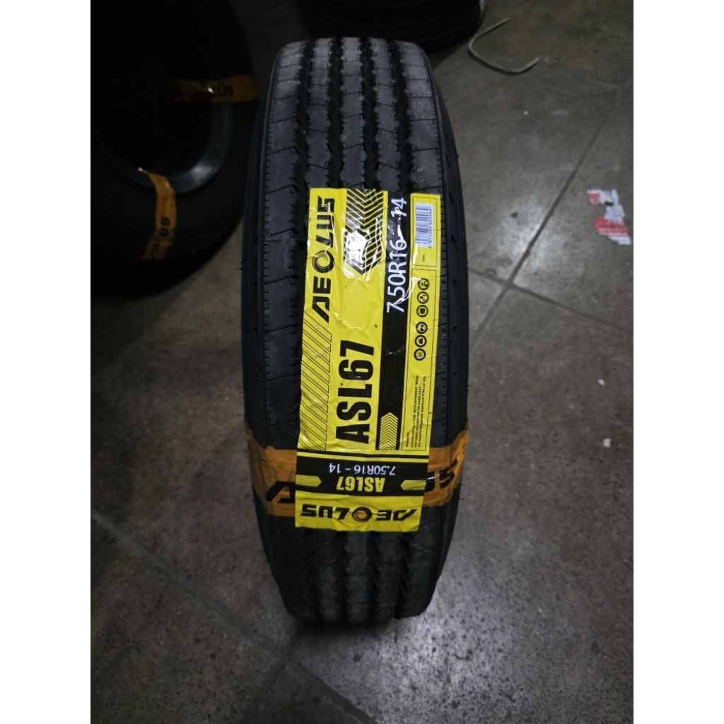 Ban Truk Radial Aeolus ASL67 ASL 67 750R16 750 r16 (1 set lengkap)