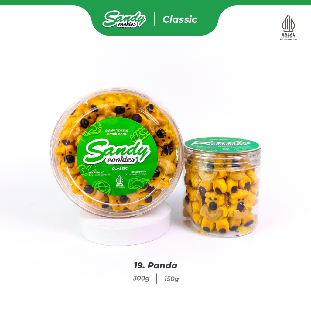 19. Panda - Kue Kering Sandy Cookies Classic