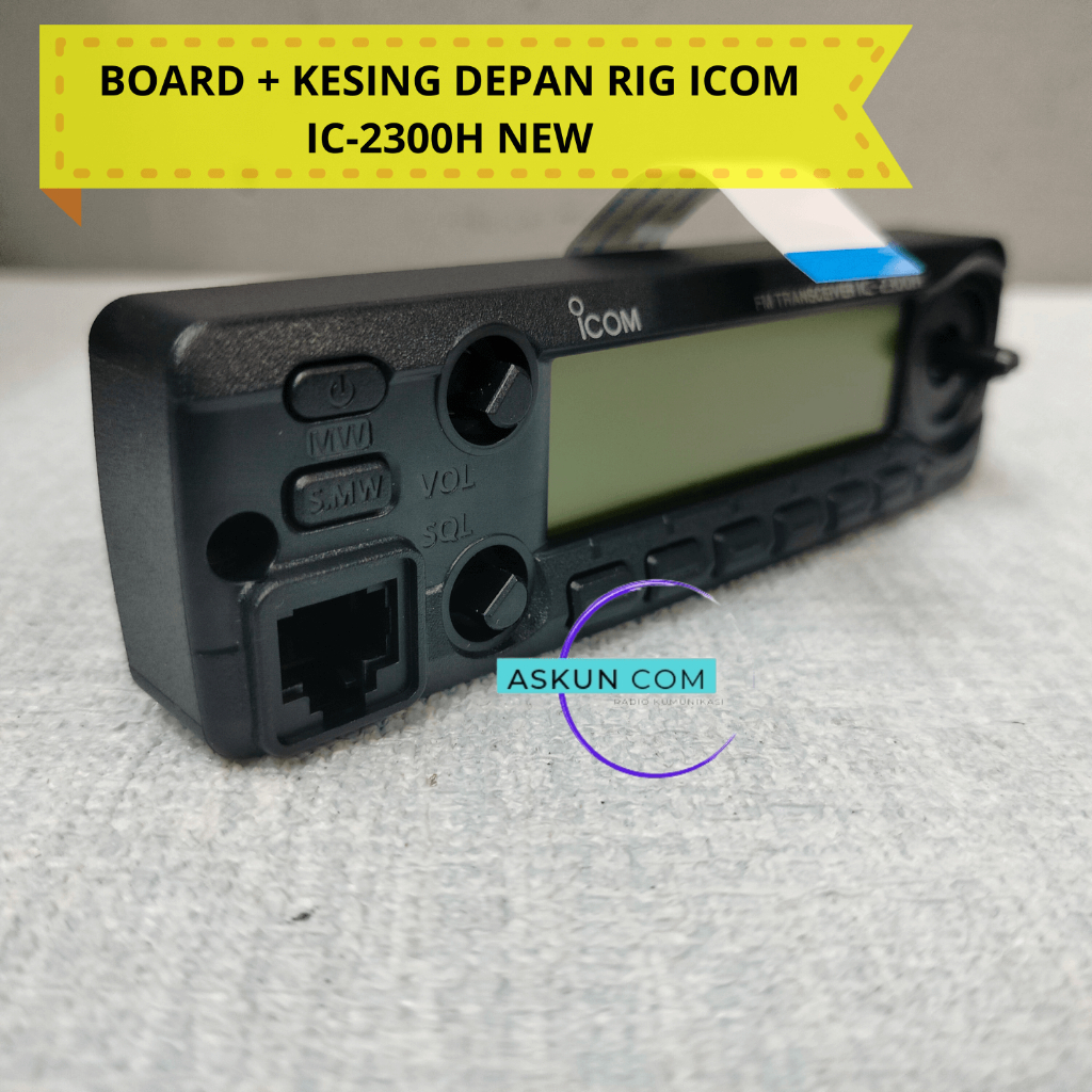 BOARD DEPAN KEPALA RADIO RIG ICOM IC-2300H NEW KESING BOARD LCD
