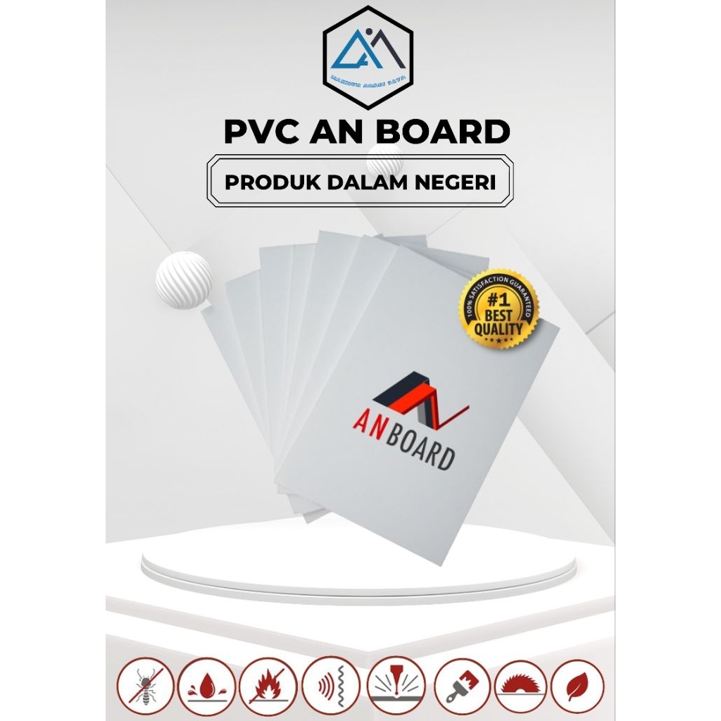 PVC AN BOARD / PVC POAM BOARD LEMBARAN 122 X 244