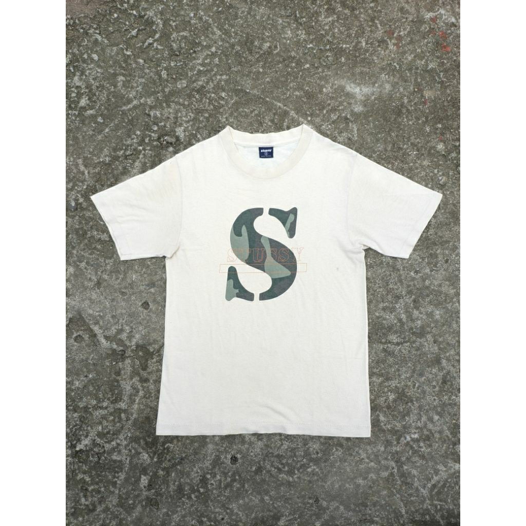 stussy t shirt s camo