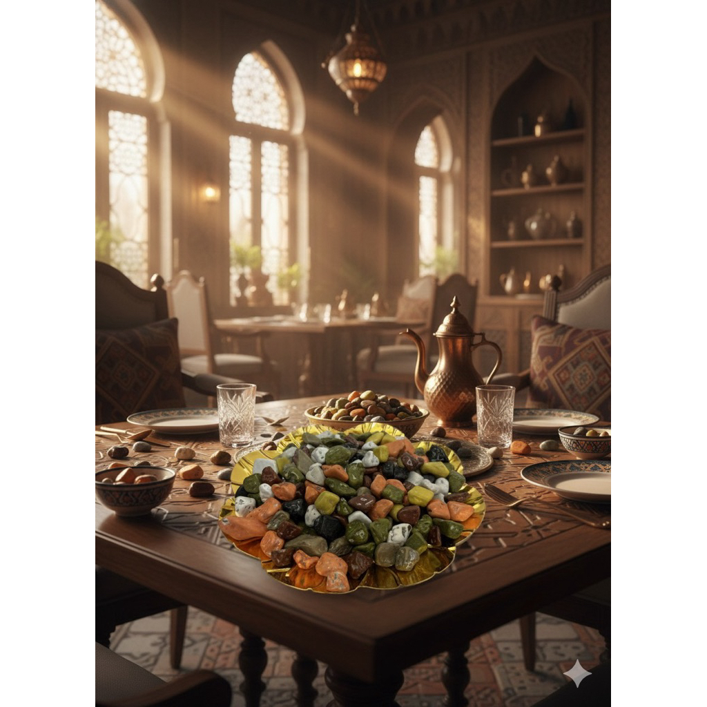 Coklat Kerikil Arab | Permen Coklat Arab Batu Krikil Original 5KG