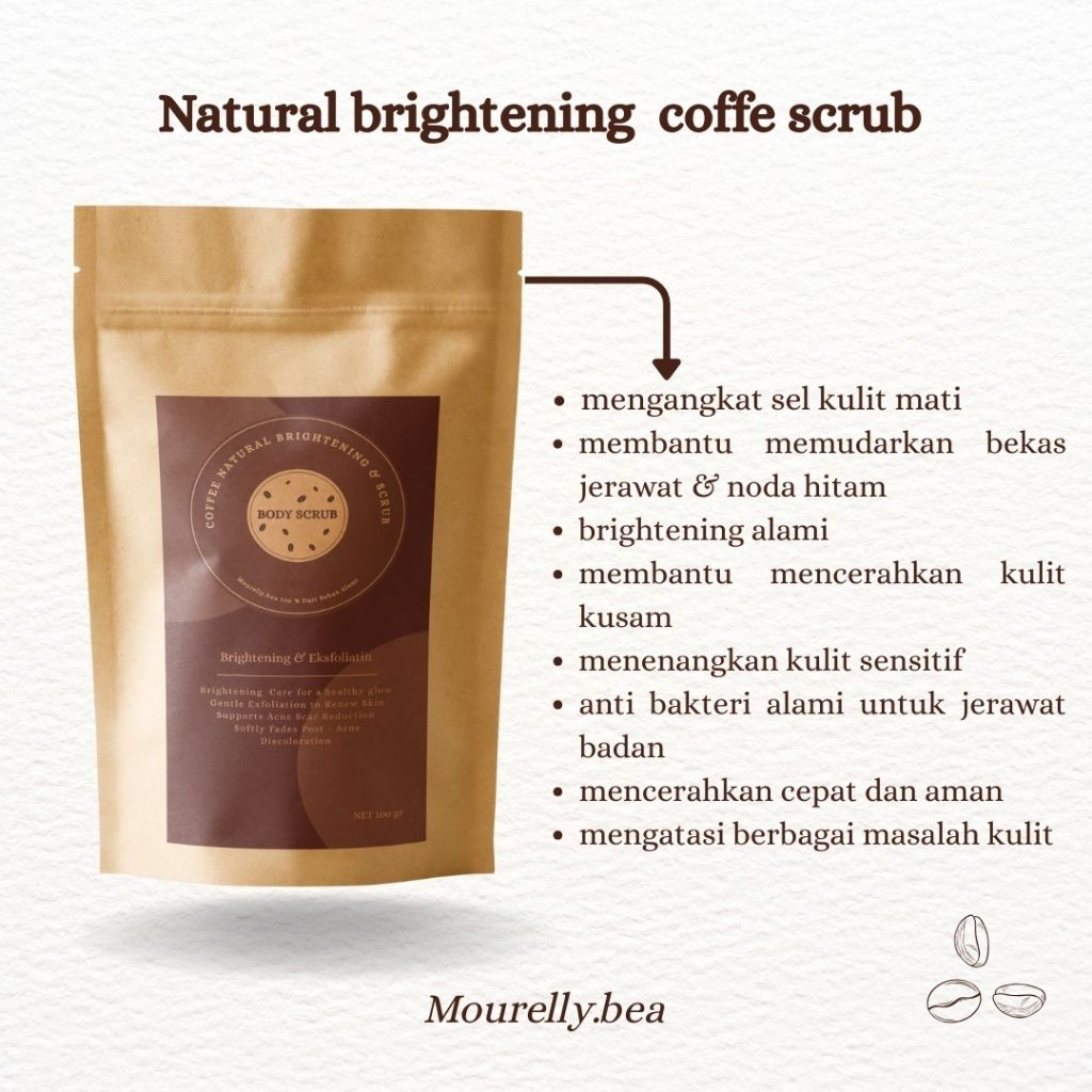 LULUR SCRUB KOPI ASLI LAMPUNG HOMEMADE