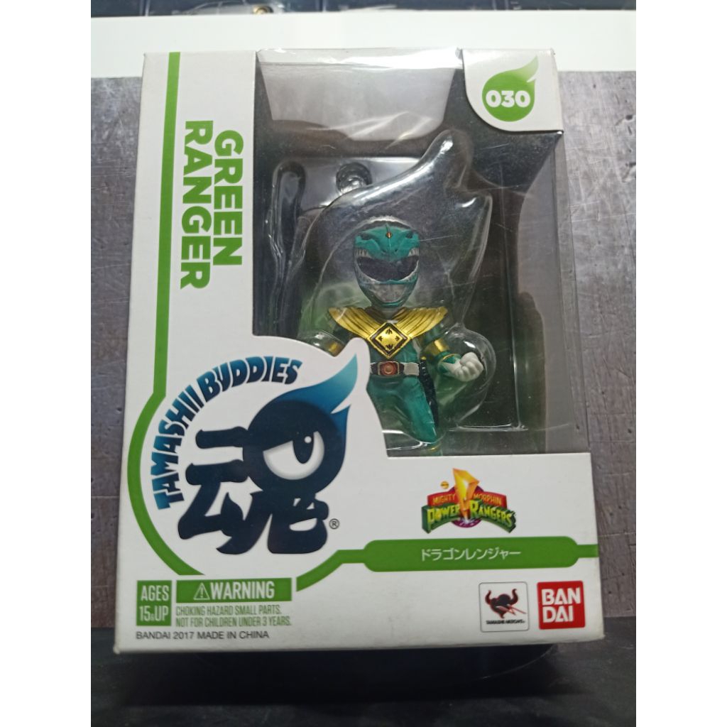 Figure Super Sentai Mighty Morphin Power Rangers Character Green Ranger Tommy Chibi Super Deformed