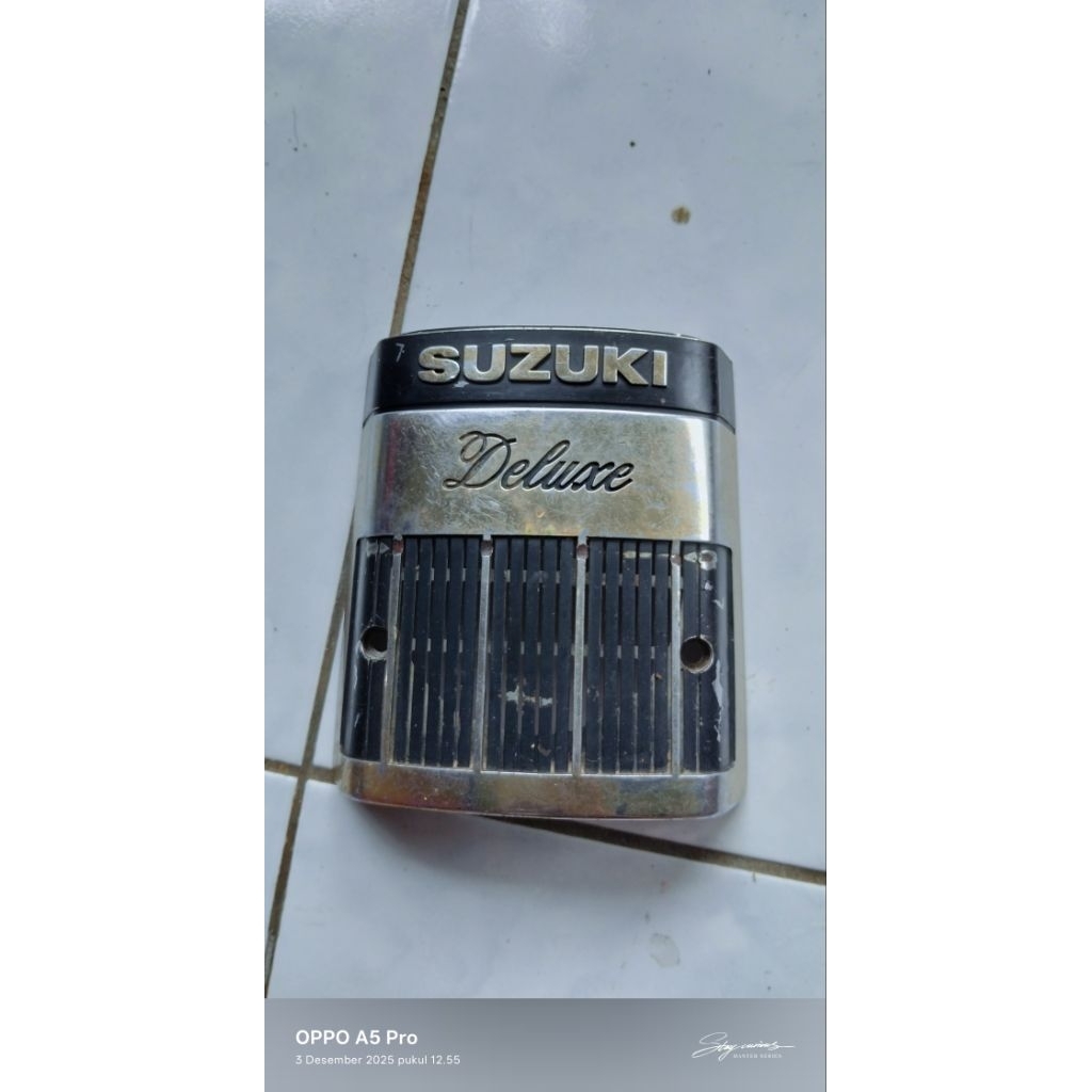 Emblem dasi logo dasi Suzuki bravo RC 100 Suzuki deluxe original second