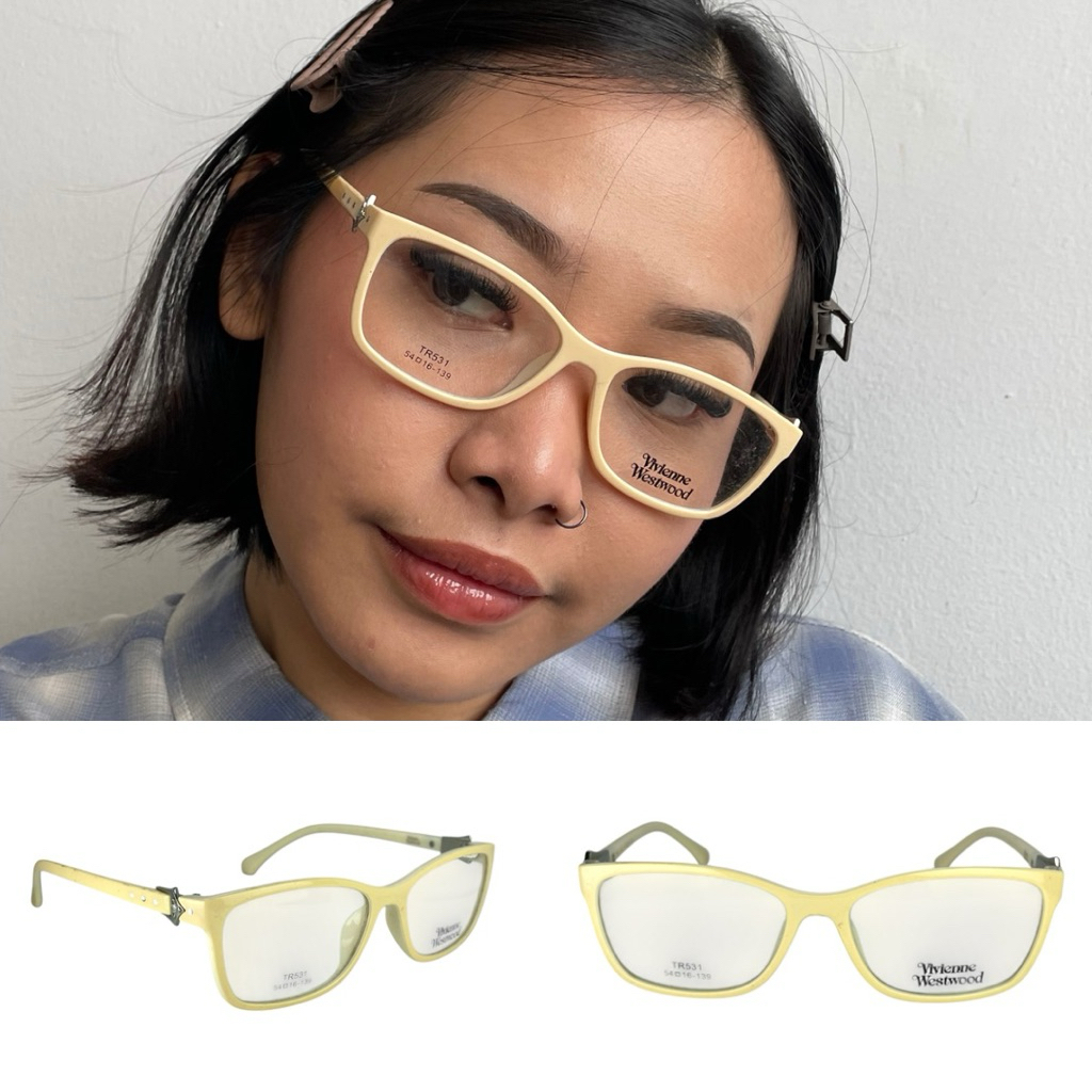 Vintage Y2K Vivi Westwood TR-531 Glasses - 2000’S (Kacamata Pria / Wanita)