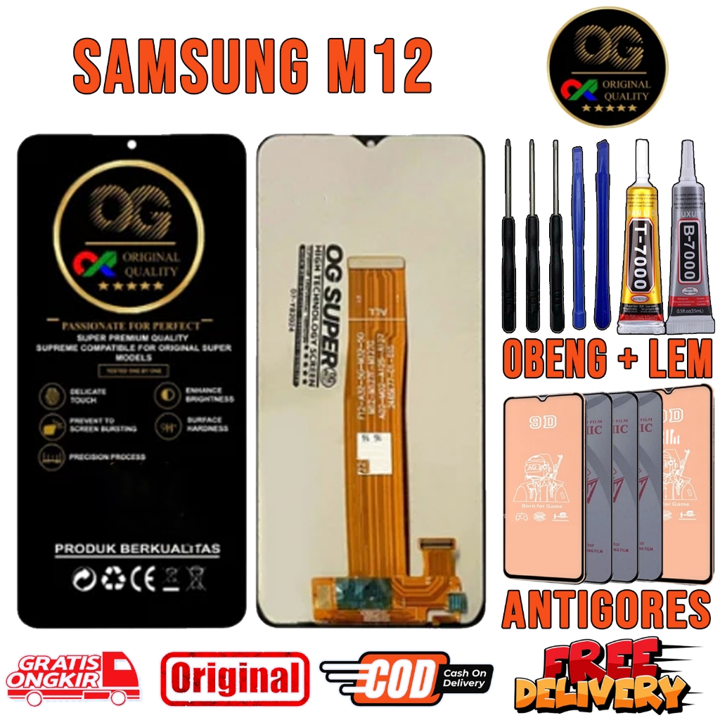 Lcd SAMSUNG M12 ORI Original OEM Qualirt Lcd Touchscreen Fullset