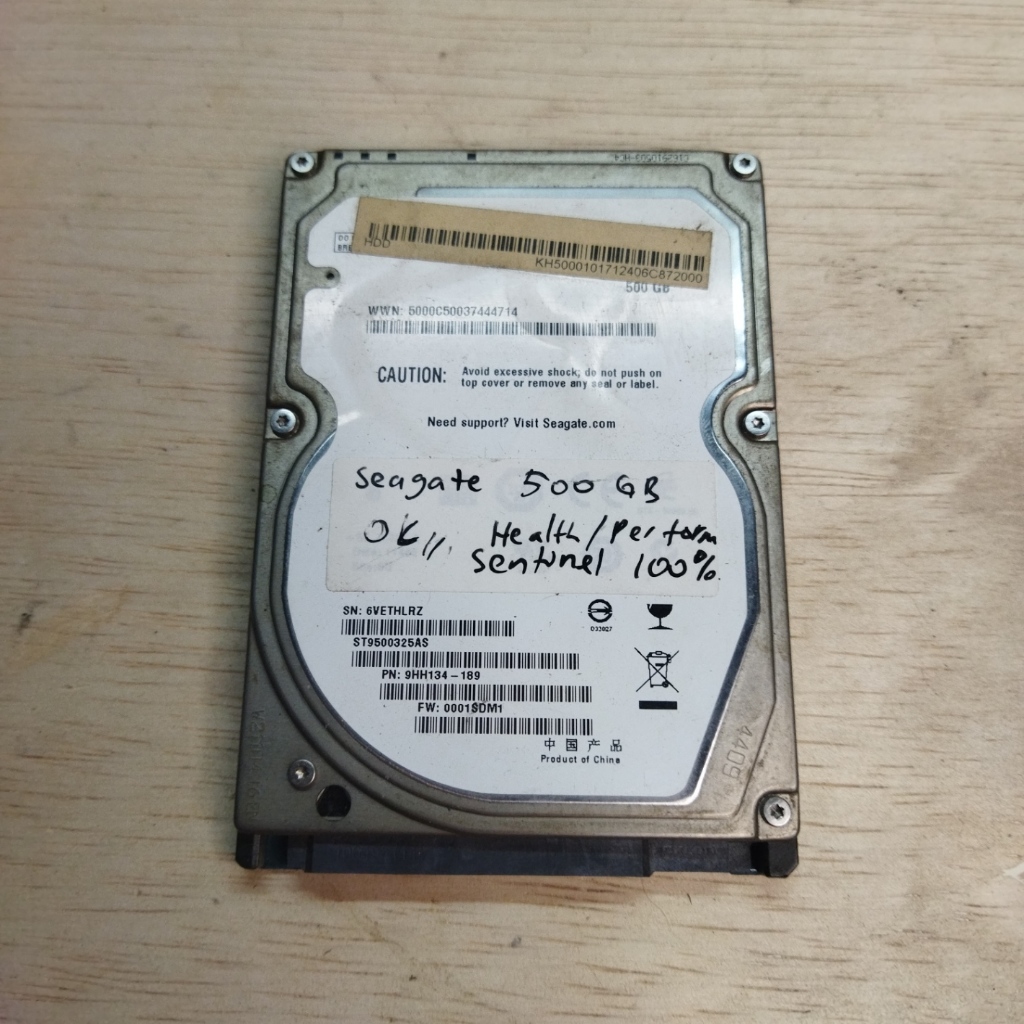 Hardisk Internal Laptop 2.5inch 500GB Second