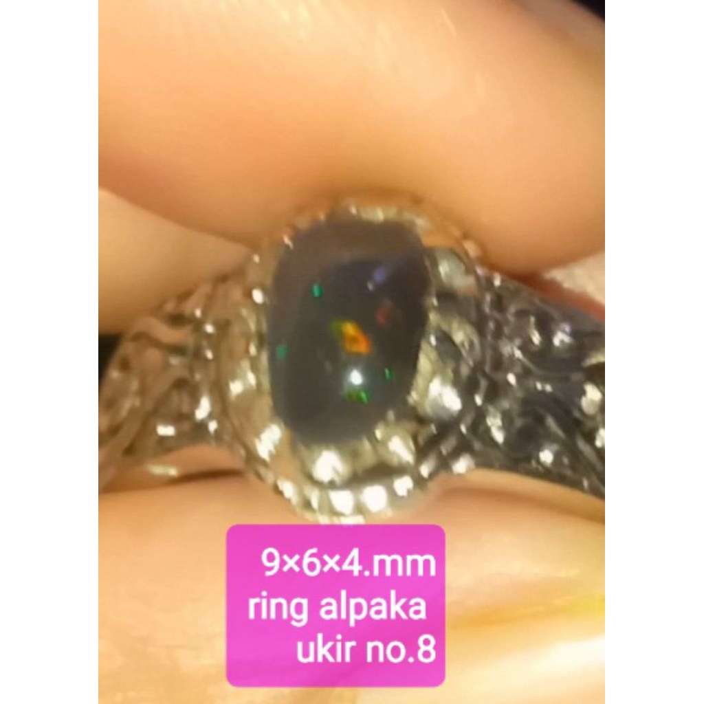 natural kalimaya banten black opal kopi