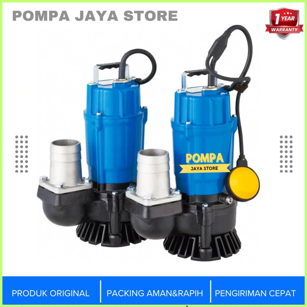 Pompa Celup Air Kotor Air Kotor Model TSURUMI HS3.8-800 Pompa Celup Air Kotor 3inch 1HP 220V