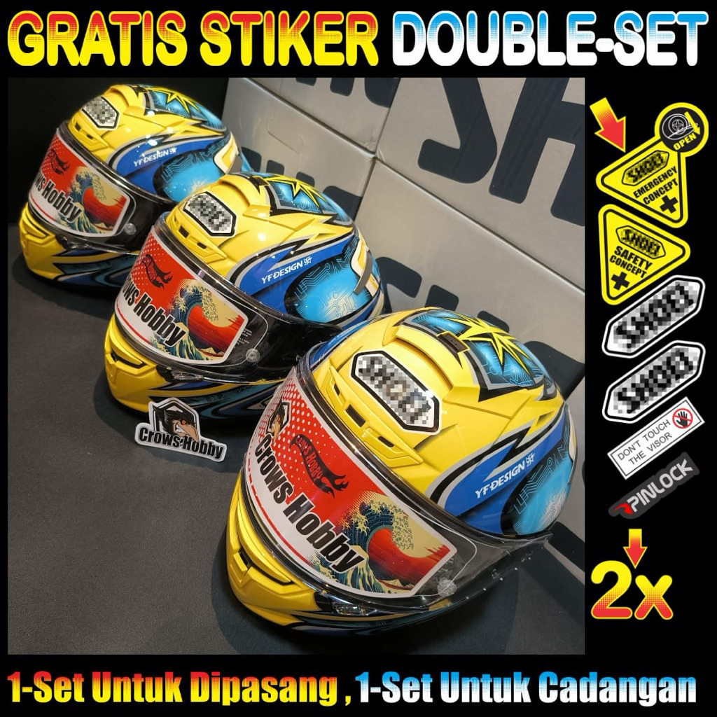 Helm Clone Shoei X14 Grade A copy replika motif Daijiro Kato Blue