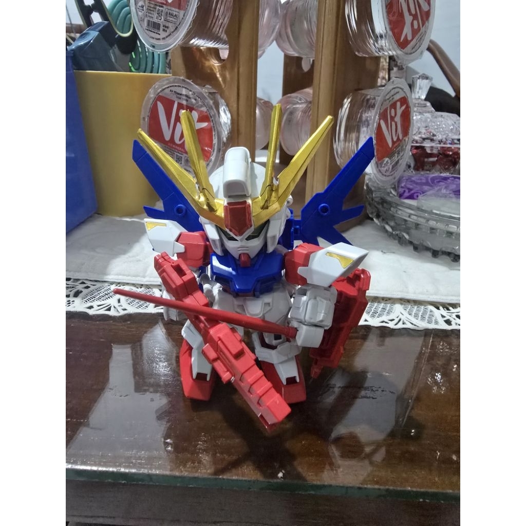 Jual Gundam SD BB shinsei build strike