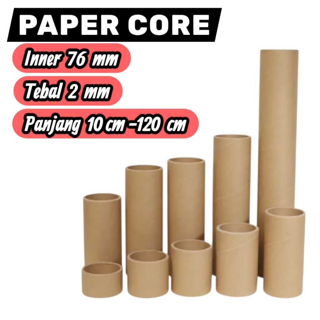 0.8 CM PAPER CORE/PAPER TUBE /PACKING KERTAS/SELONGSONG KERTAS/KERTAS BULAT
