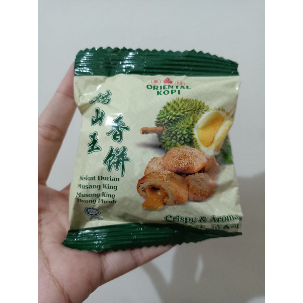 ORIENTAL KOPI BISKUIT DURIAN MUSANG KING ECER (1PCS)