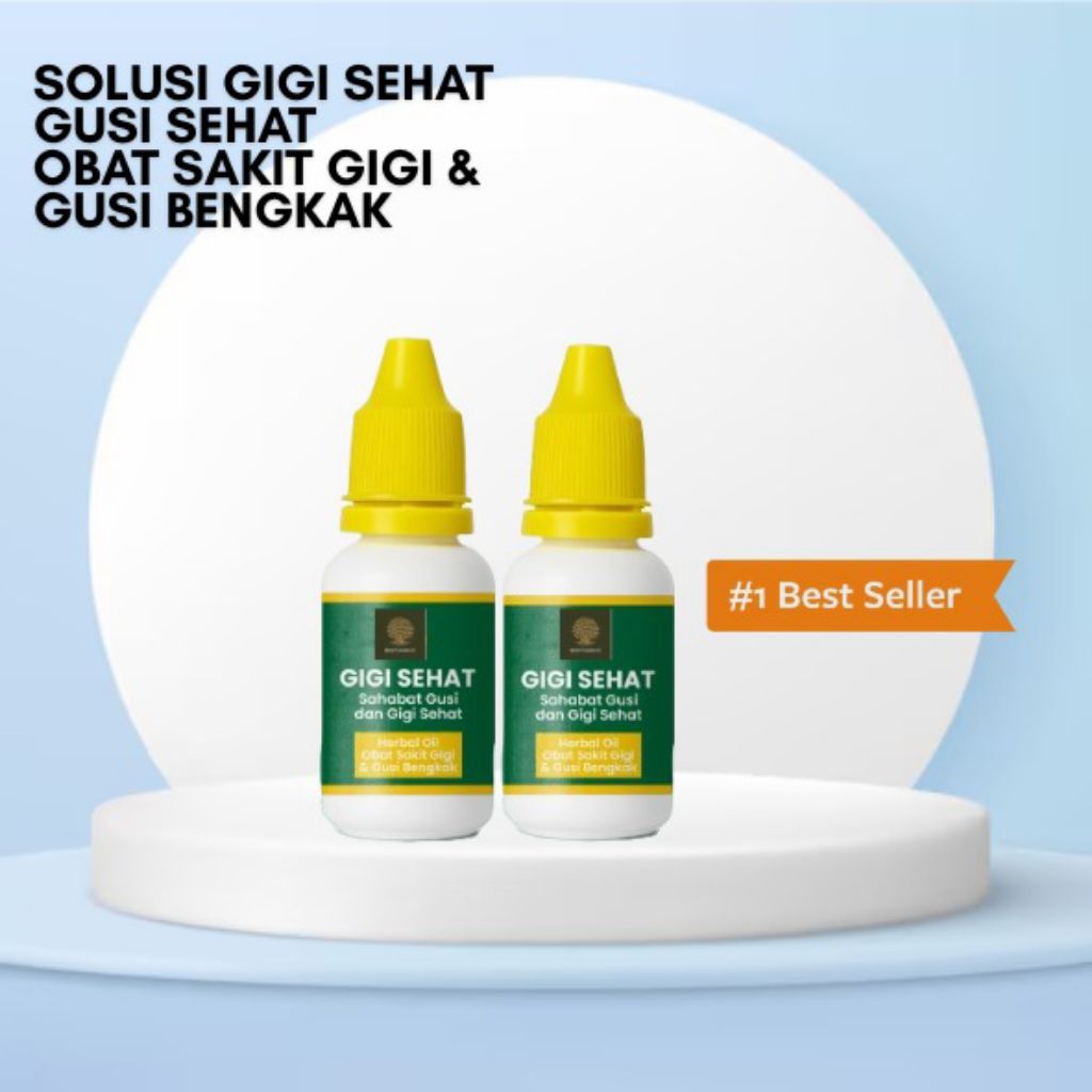 BELI 1 DAPAT 2 Gmora Botanic Solusi Gigi Sehat Obat sakit gigi berlubang, Gusi bengkak nyut nyutan, 