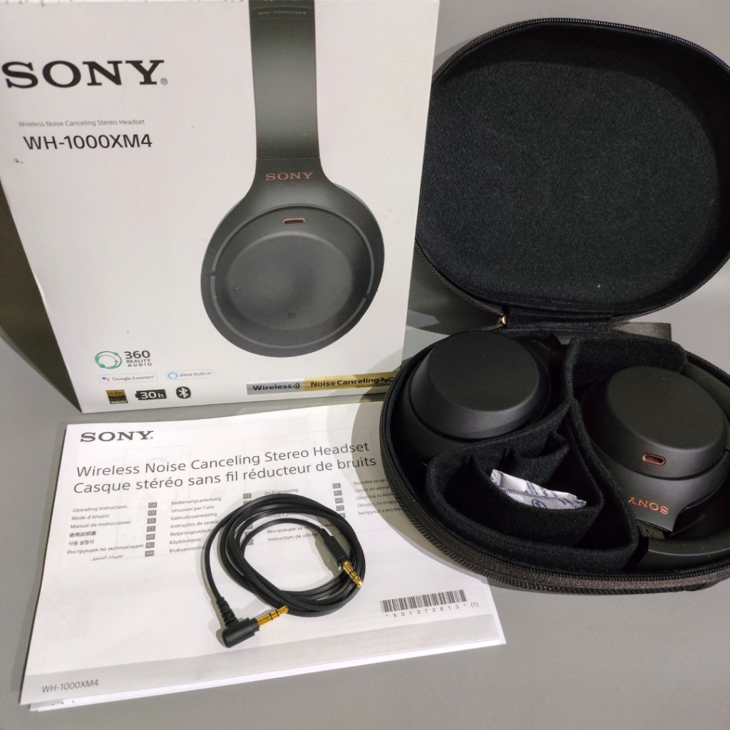 Sony WH-1000XM4 (Black) Headphone Wireless second original